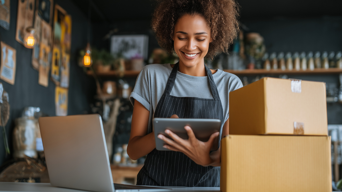 Colis et emballages pour expédition de commandes e-commerce