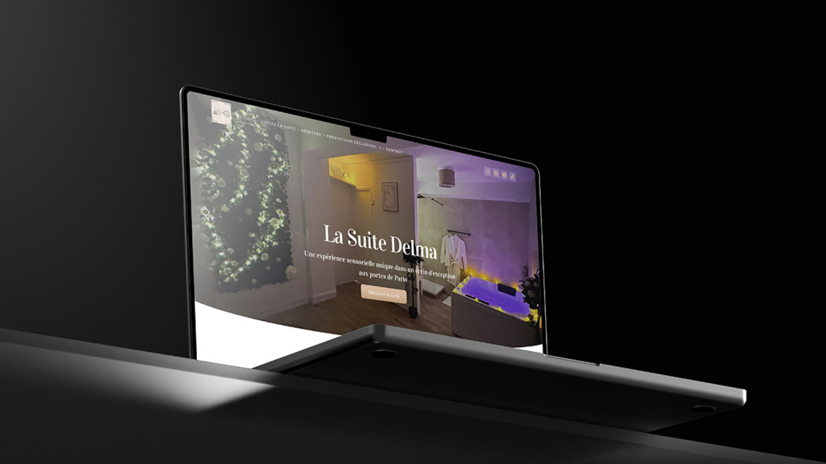 Site de réservation La Suite Delma créé par D3C Agency