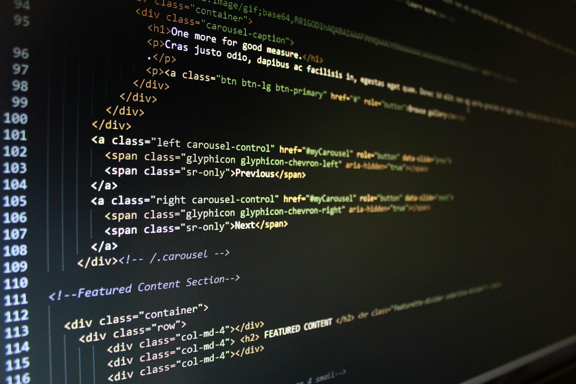Code HTML propre d'un site sur mesure performant