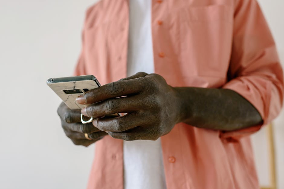 Formulaire de contact rempli depuis un smartphone par un visiteur mobile
