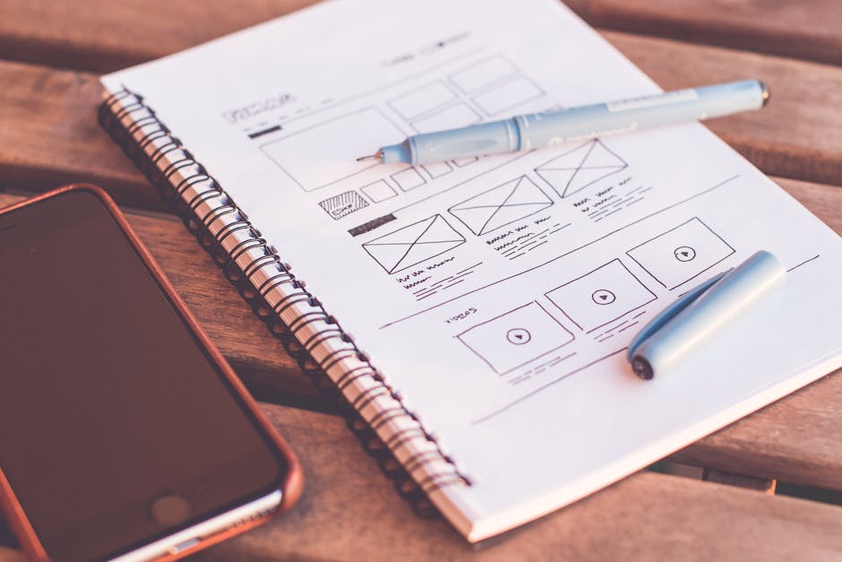 Wireframe d'un formulaire de contact sur mesure conçu pour la conversion